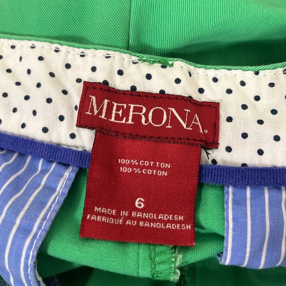 Merona Womens Shorts Green Size 6 - Picture 5 of 5
